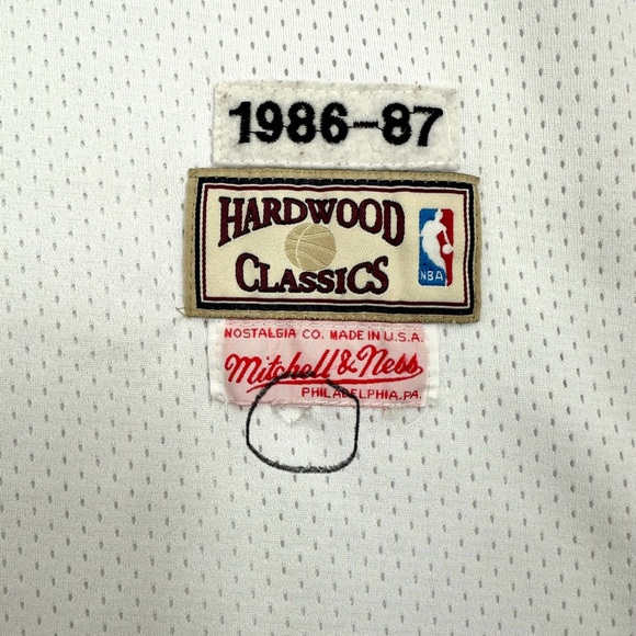 Atlanta Hawks Dominique Wilkins Mitchell Ness 1986-87 Vintage Jersey USA XXL - Picture 14 of 15